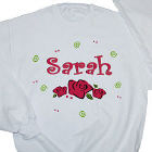 Personalized Lovely As A Rose Youth Sweatshirt
